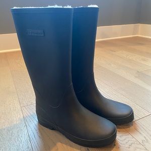 Fur-lined Tretorn Rainbooots